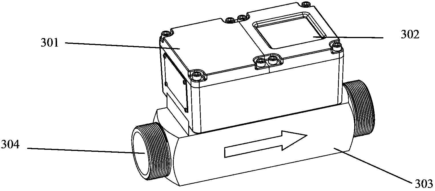 Gas flowmeter and metering method thereof