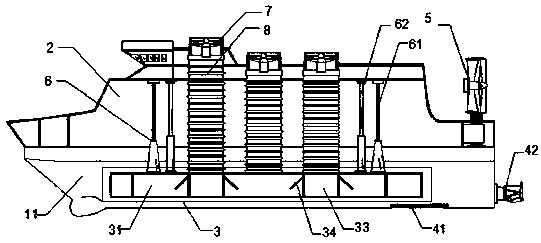 A retractable landing craft embedded in an air cushion