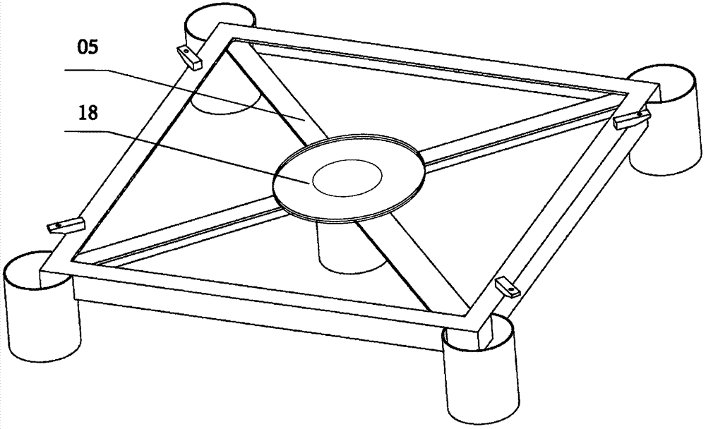 A self-floating seabed temperature detection system