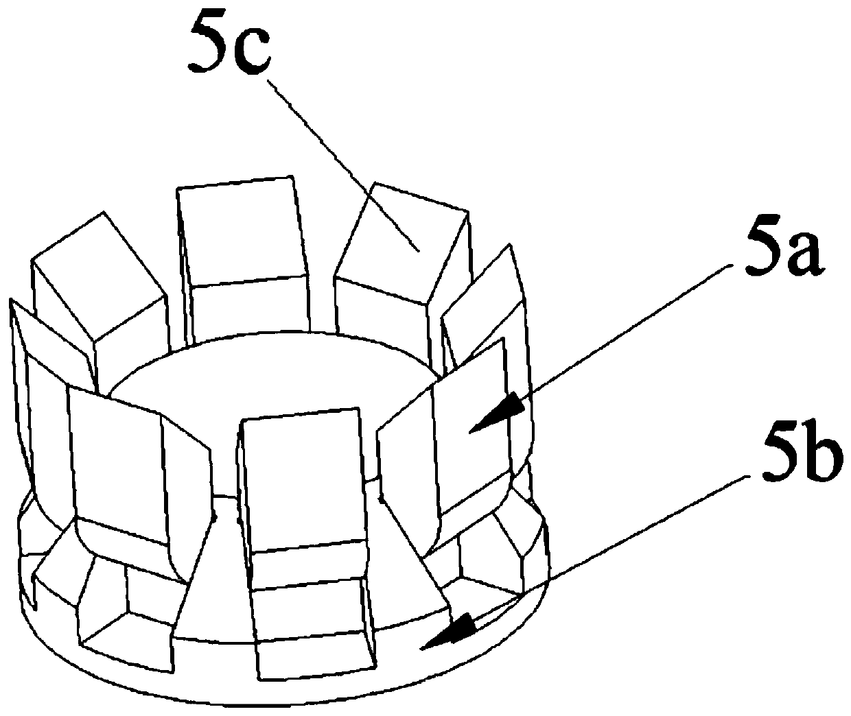 A flip type unilateral bolt fastener