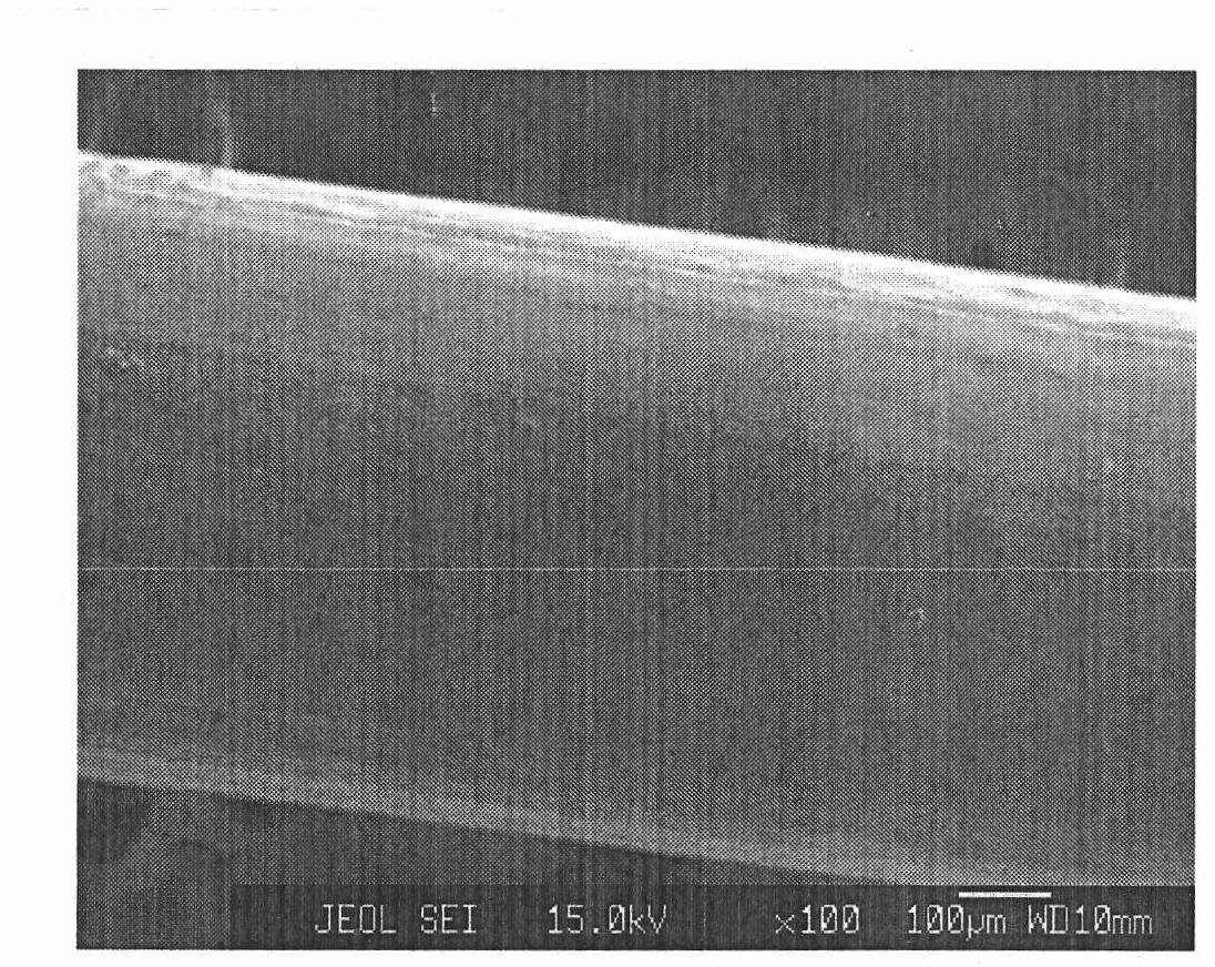 Microbe inoculator with boron nitride film coating and preparation method thereof