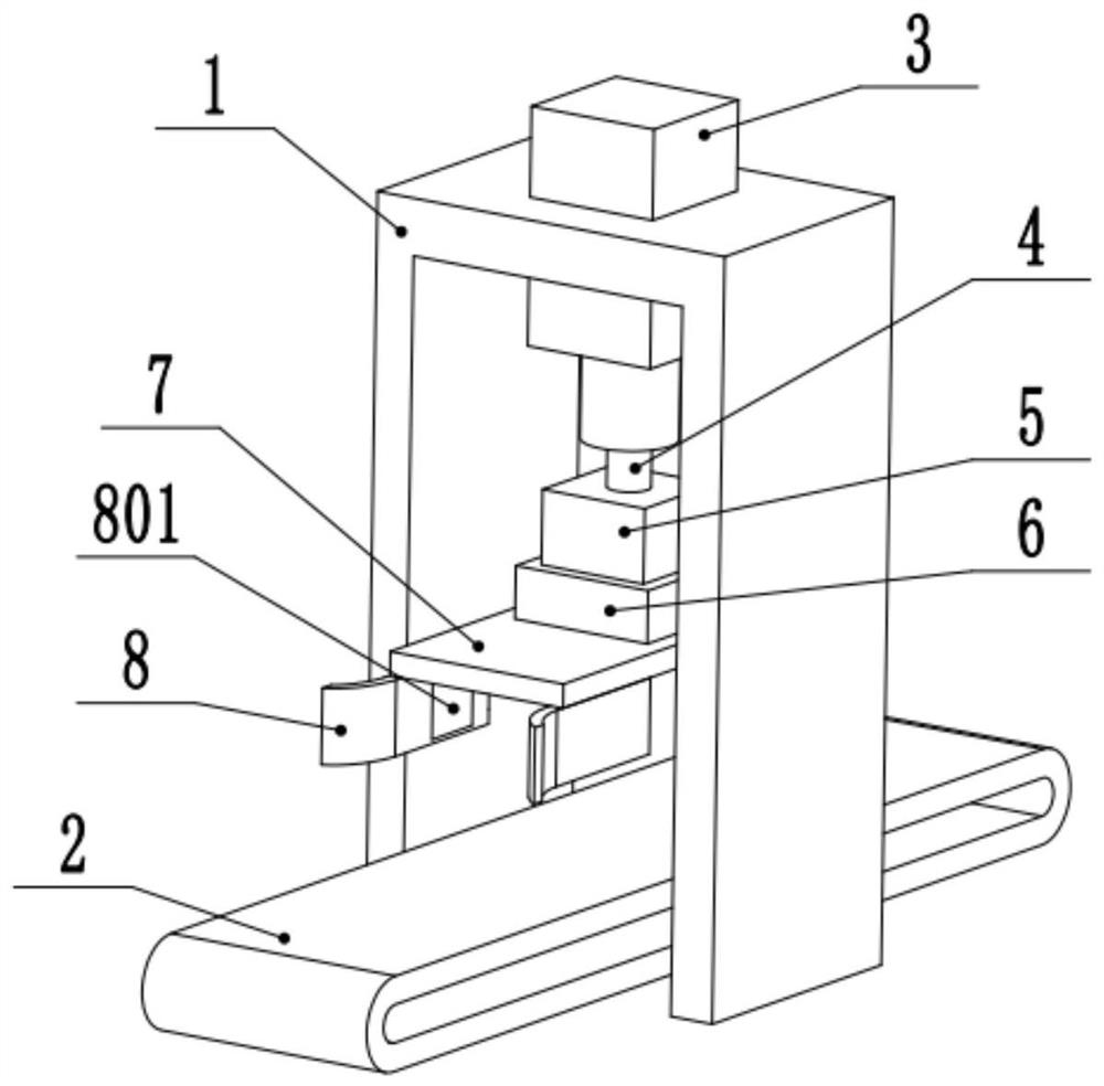 Code marking lifting device for cigarette production