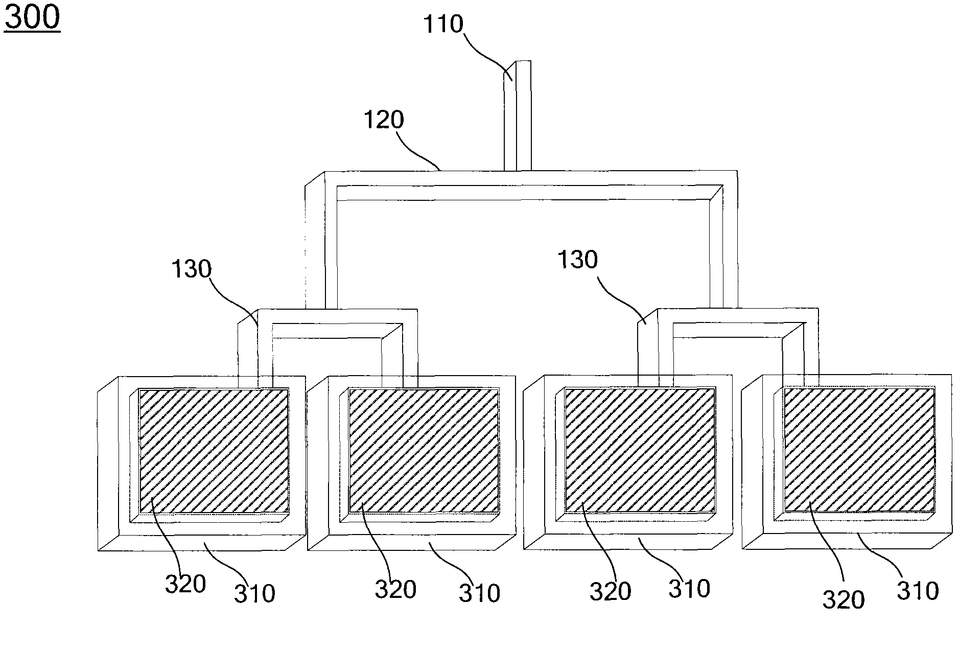 Radio-frequency (RF) power distribution device