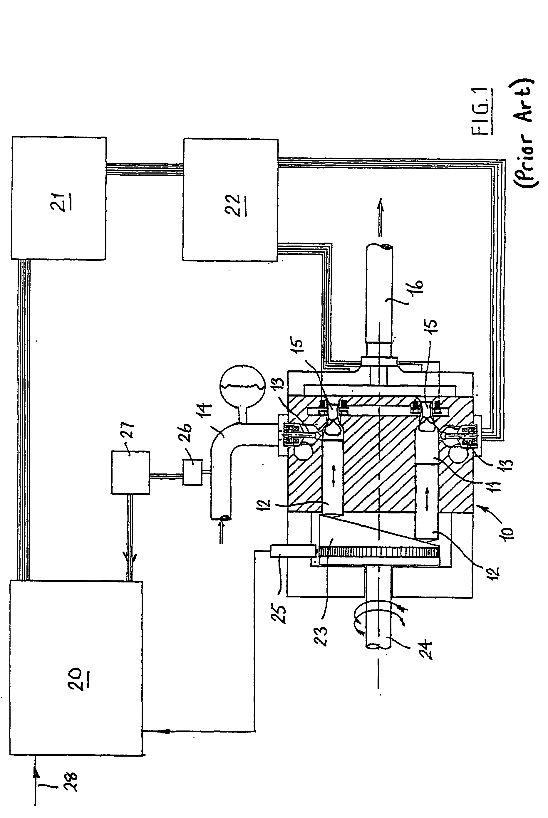 Fluid-working machine and operating method