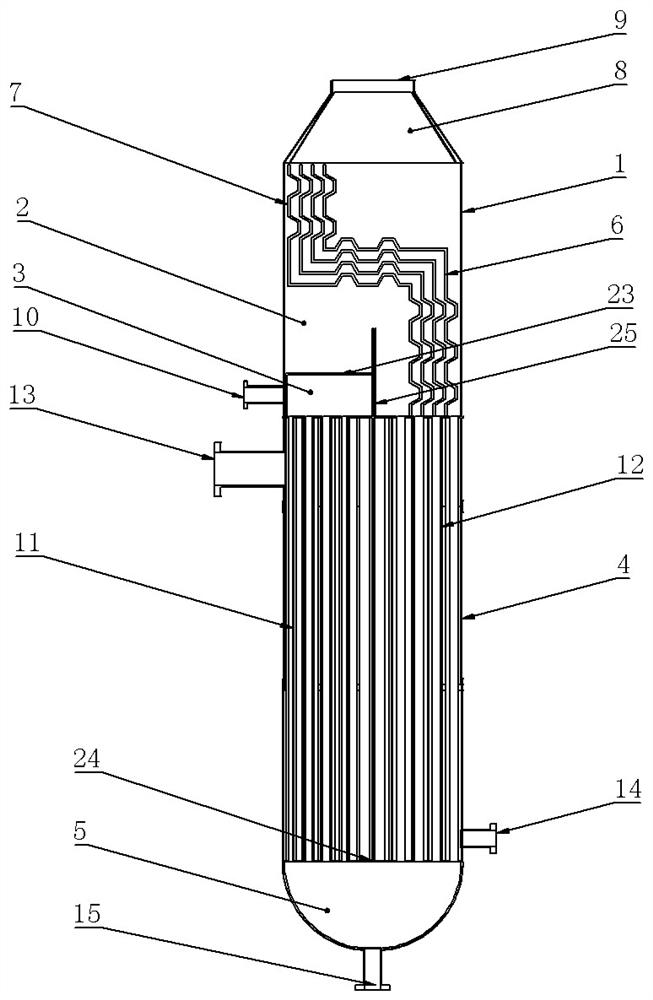 Novel multi-effect water distillation machine