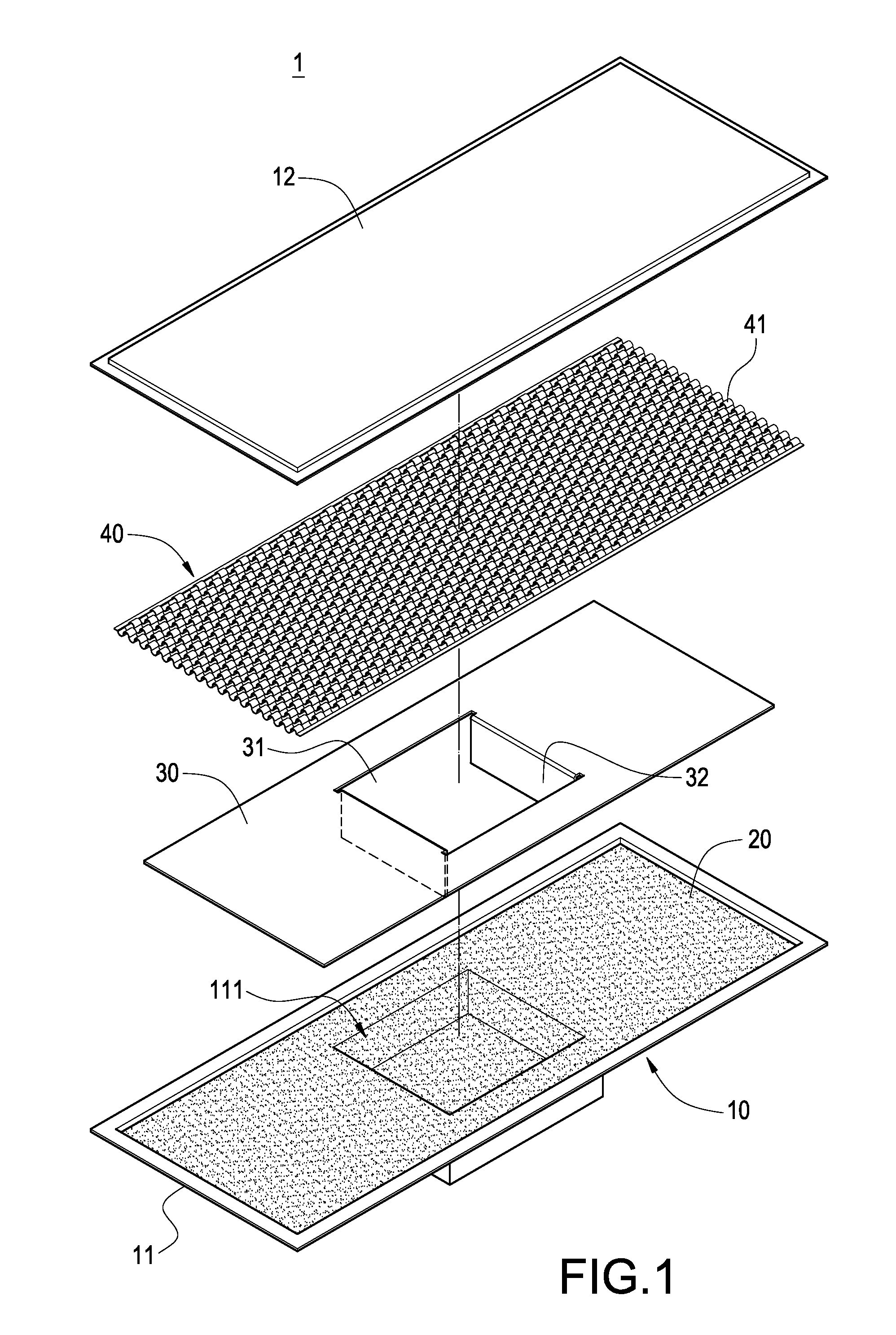 Vapor chamber with separator