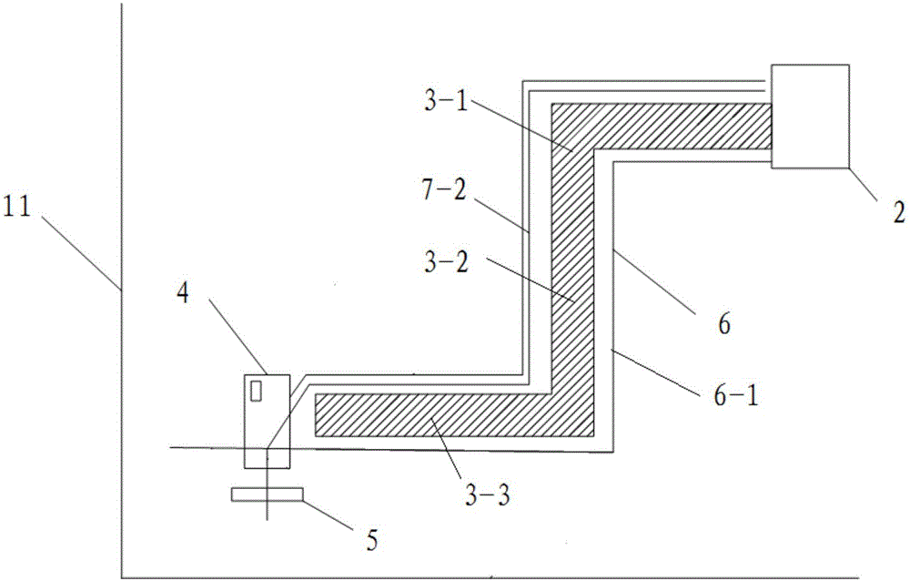 Carbonization furnace wall spray repair device and method