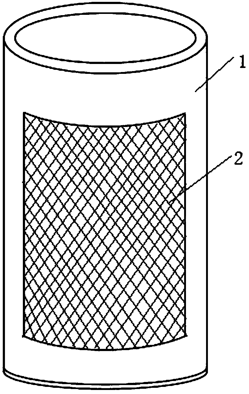 Device for enriching copper ions in water