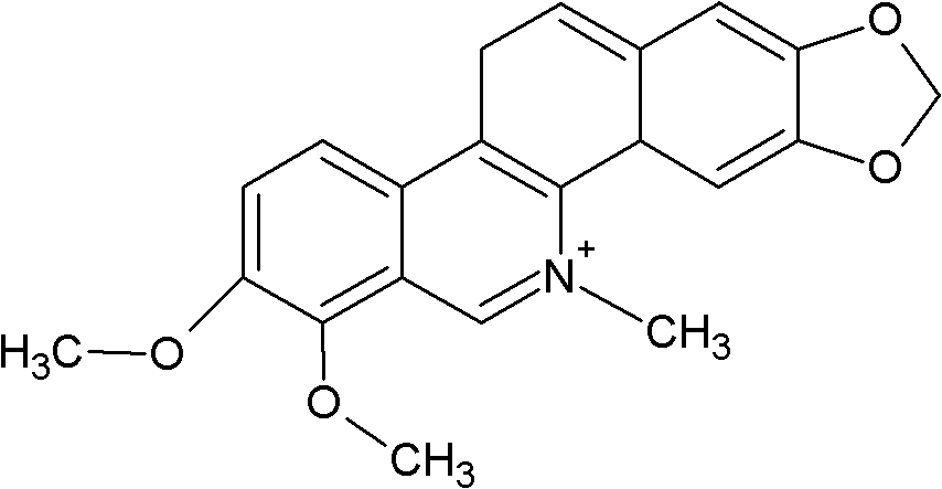 Salt of chelerythrine derivative