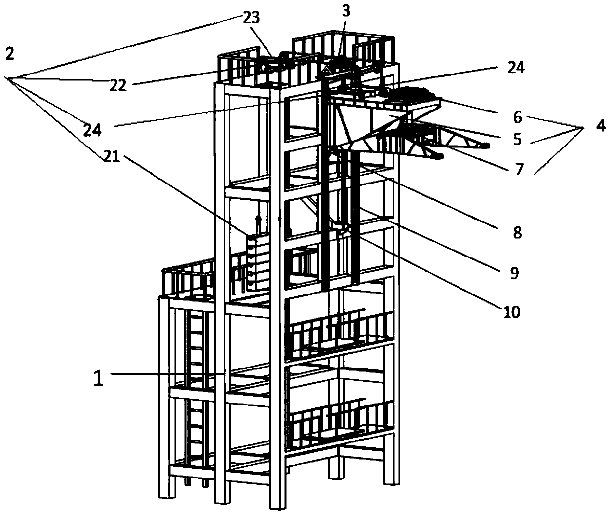 A Vertical Attitude Adjustment System Applicable to Large Assembly