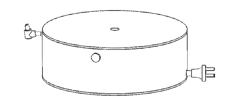 Combination box of external voltage-stabilized source and wires of notebook computer