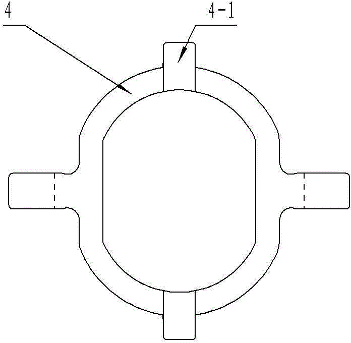 Scroll compressor cross-shaped slip ring fixture