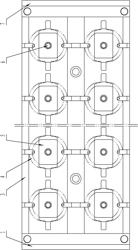 Scroll compressor cross-shaped slip ring fixture