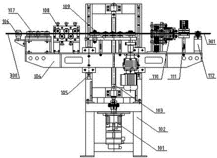 D-shaped evaporator tube automatic production line