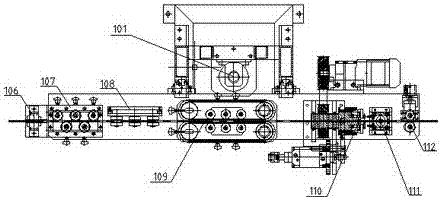 D-shaped evaporator tube automatic production line