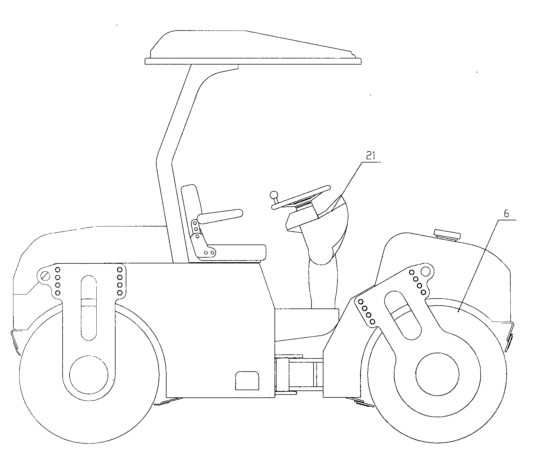 Working wheel for road building machine