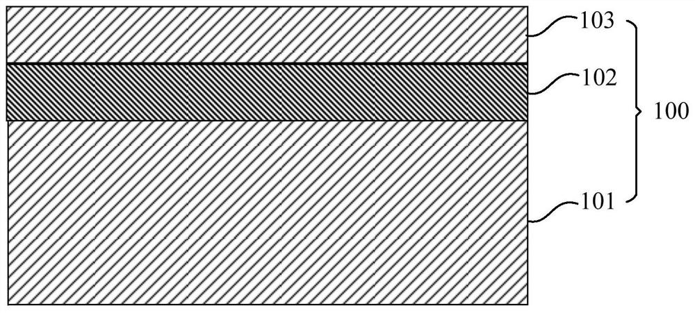 Gan-si heteroepitaxial structure and preparation method