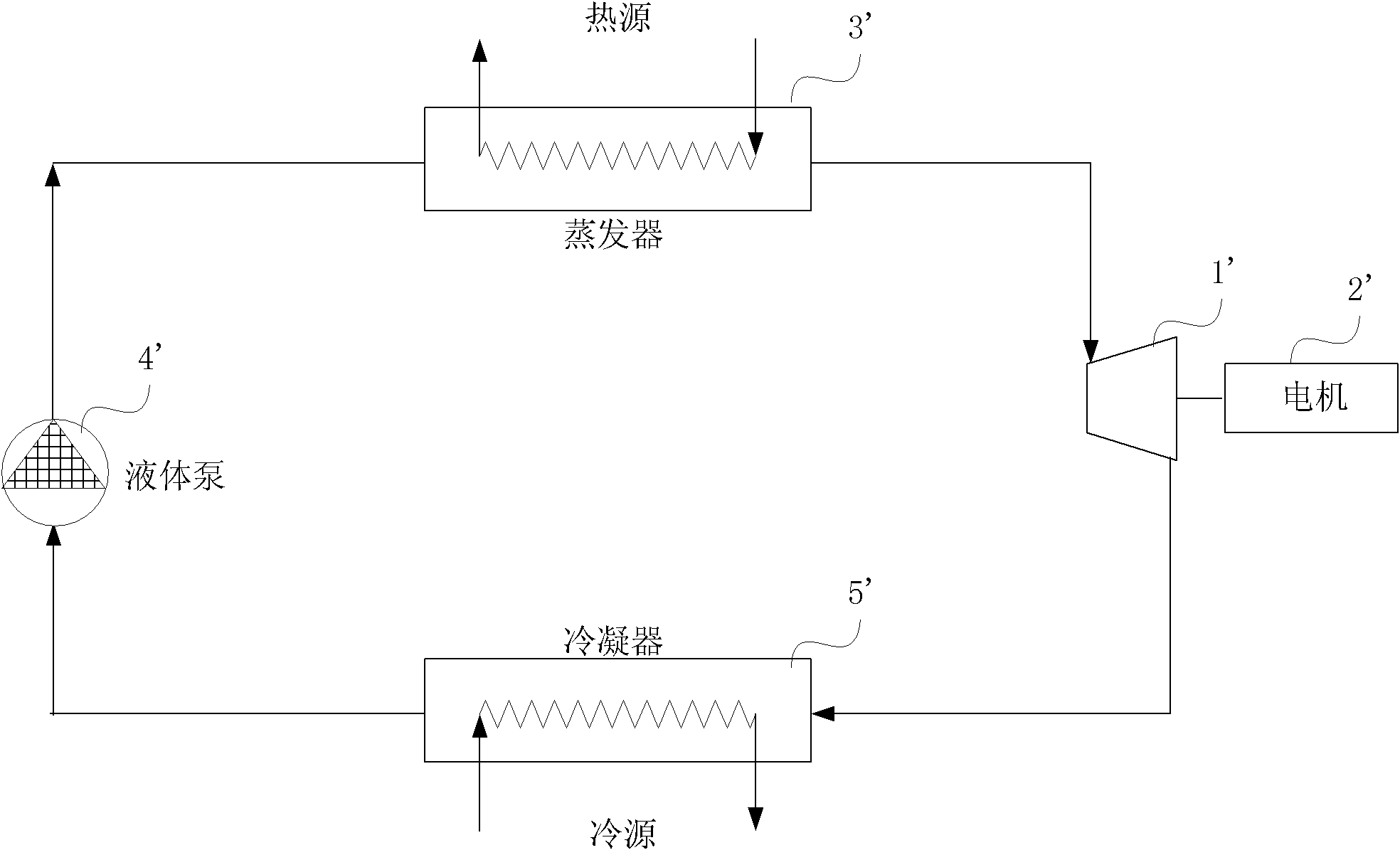 Screw expanding power generating device