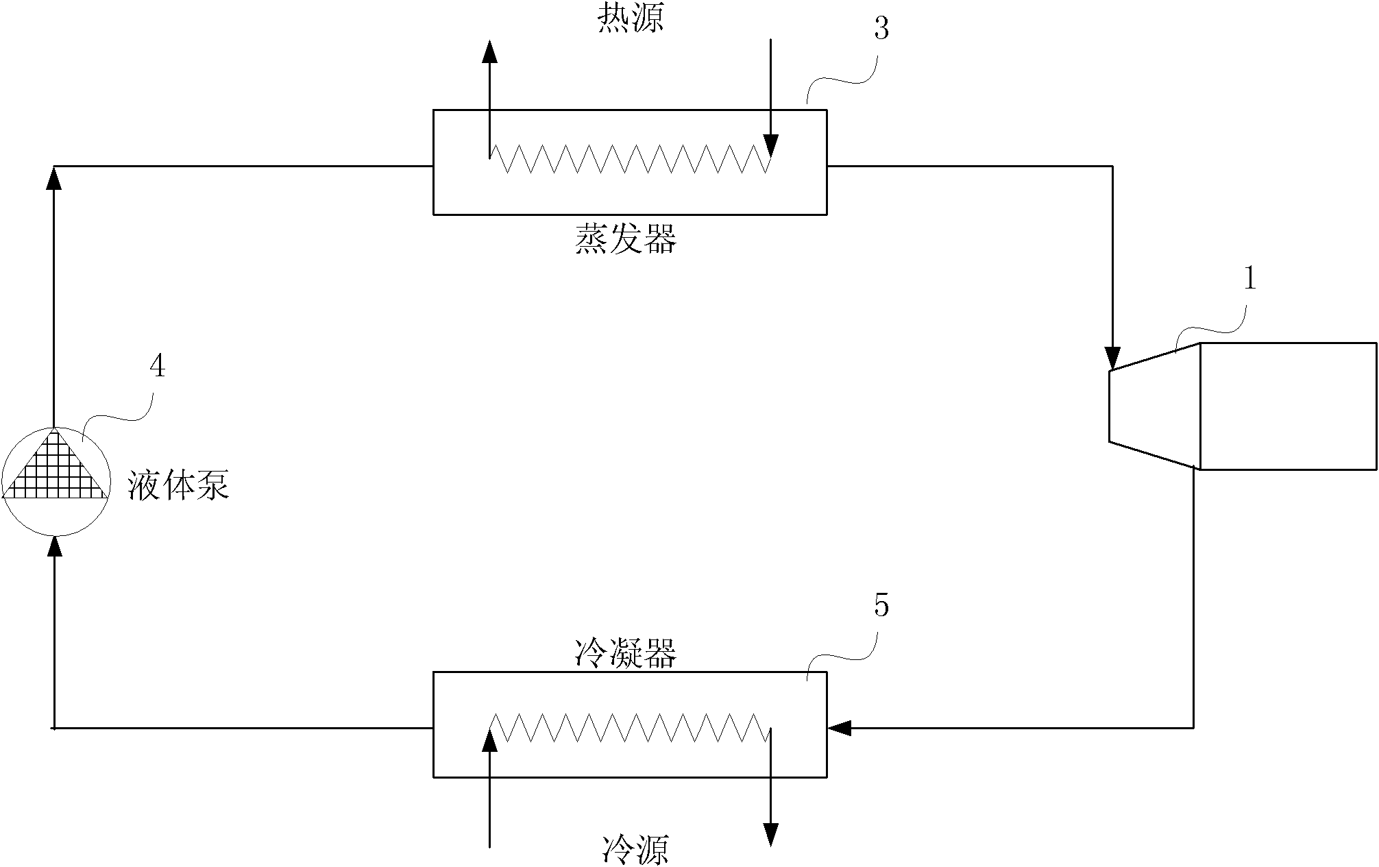 Screw expanding power generating device