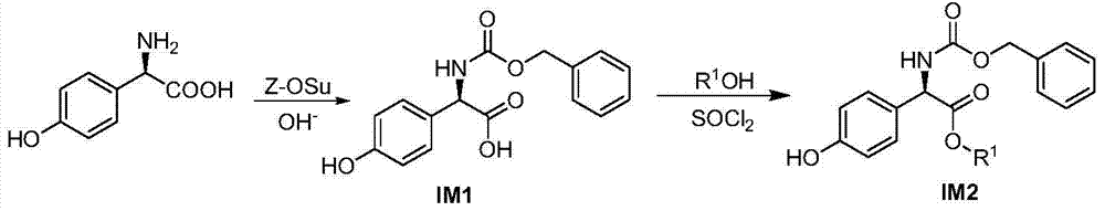 D-p-hydroxyphenylglycine derivatives and their preparation methods and applications