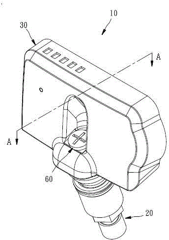 Tire pressure sensor and valve assembly