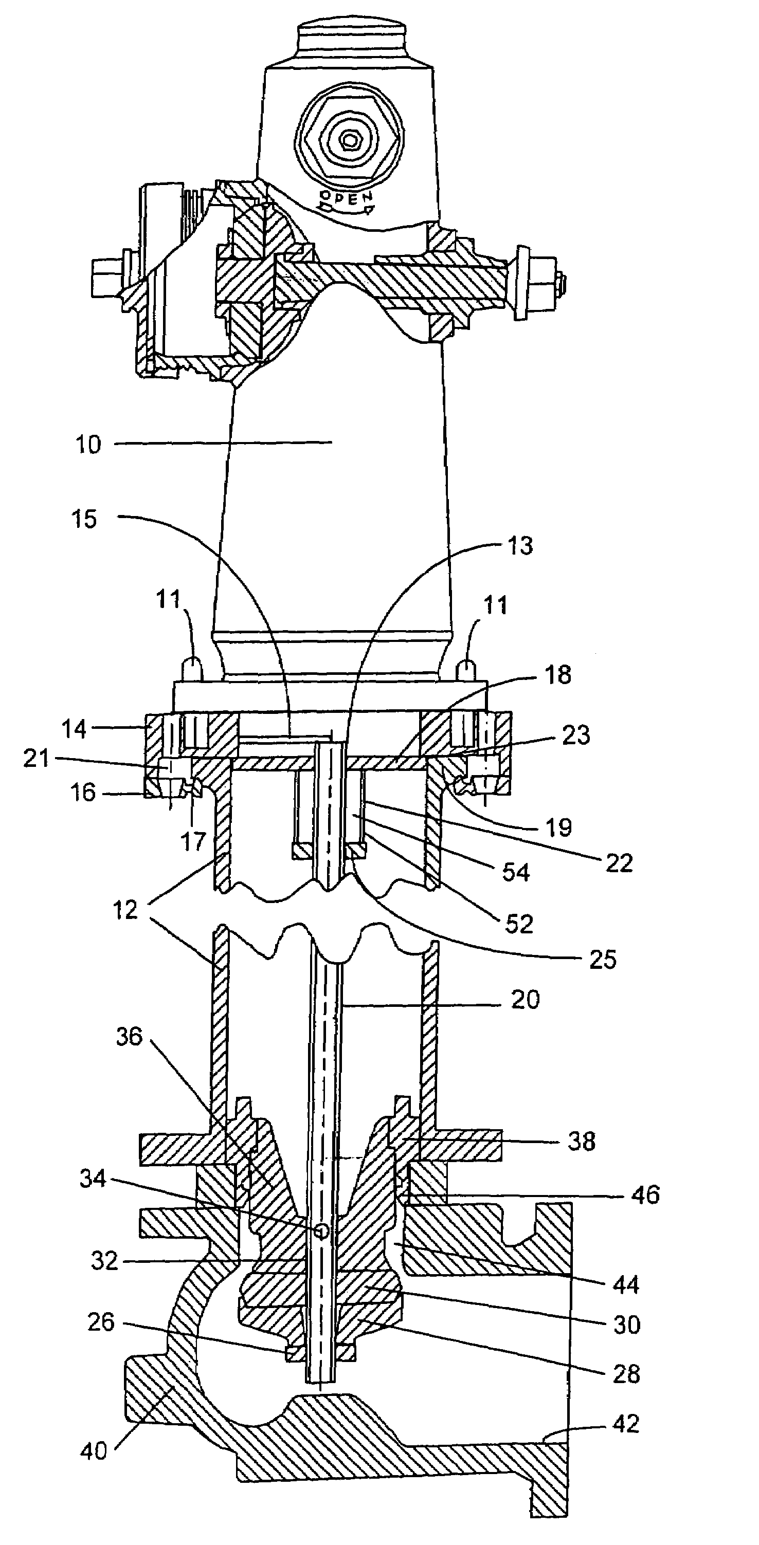 Wet barrel fire hydrant flow preventer