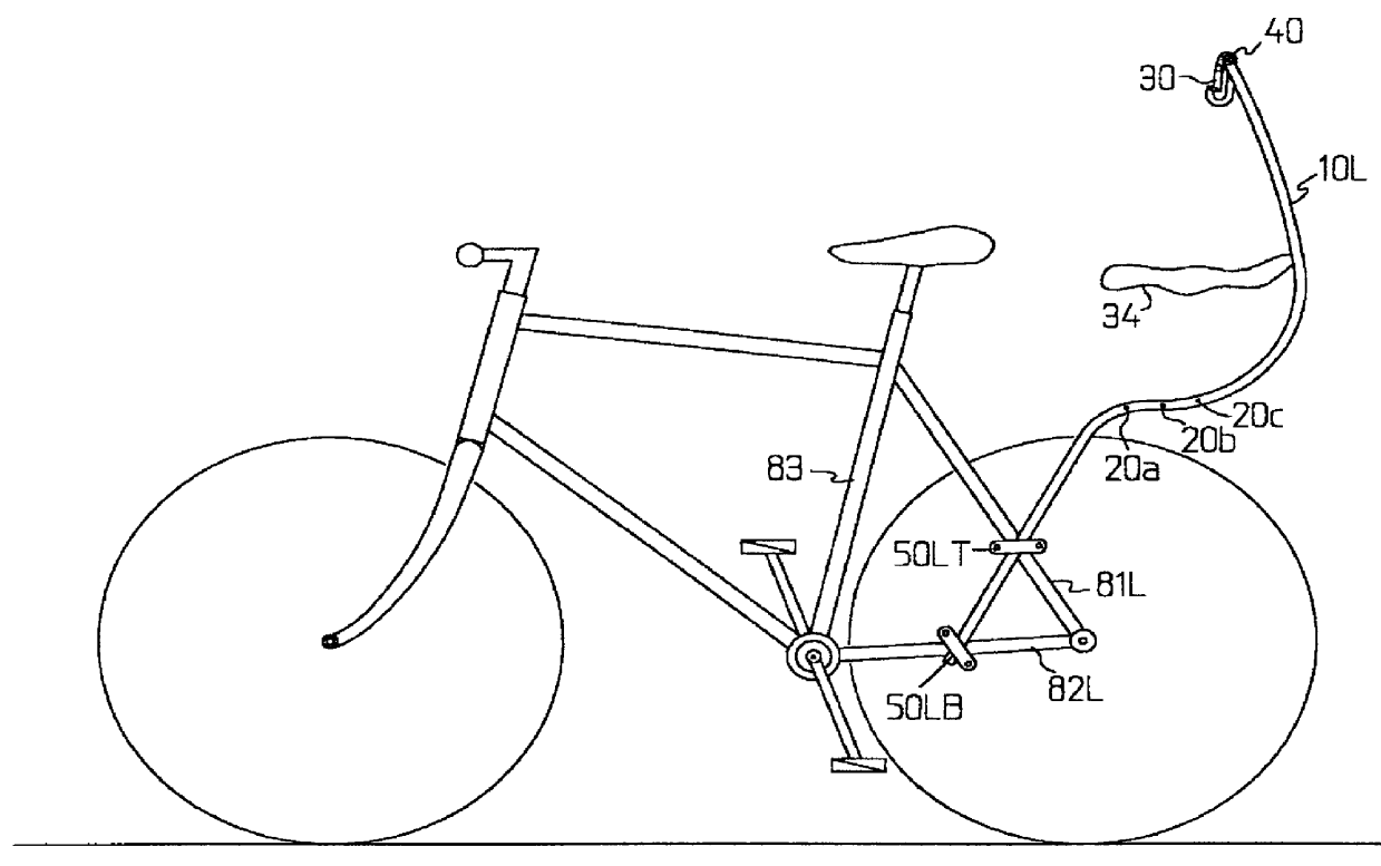Article carrier for bicycles with centrally suspended hook