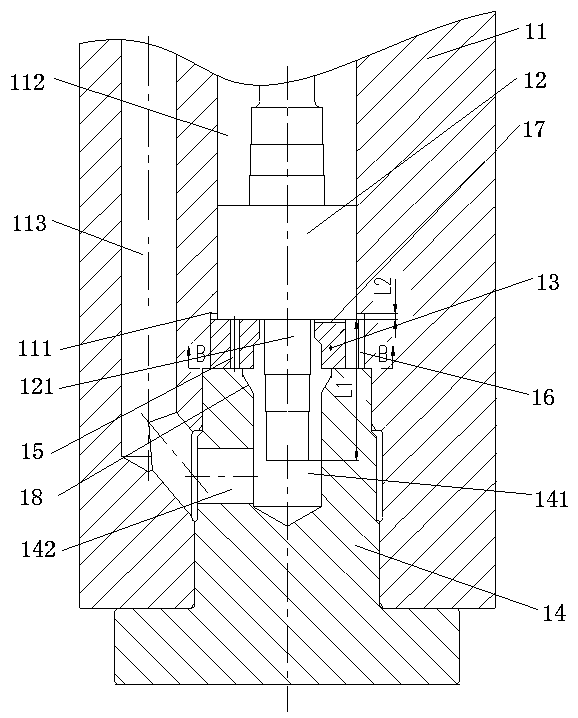 Hydraulic device working cylinder and plug thereof