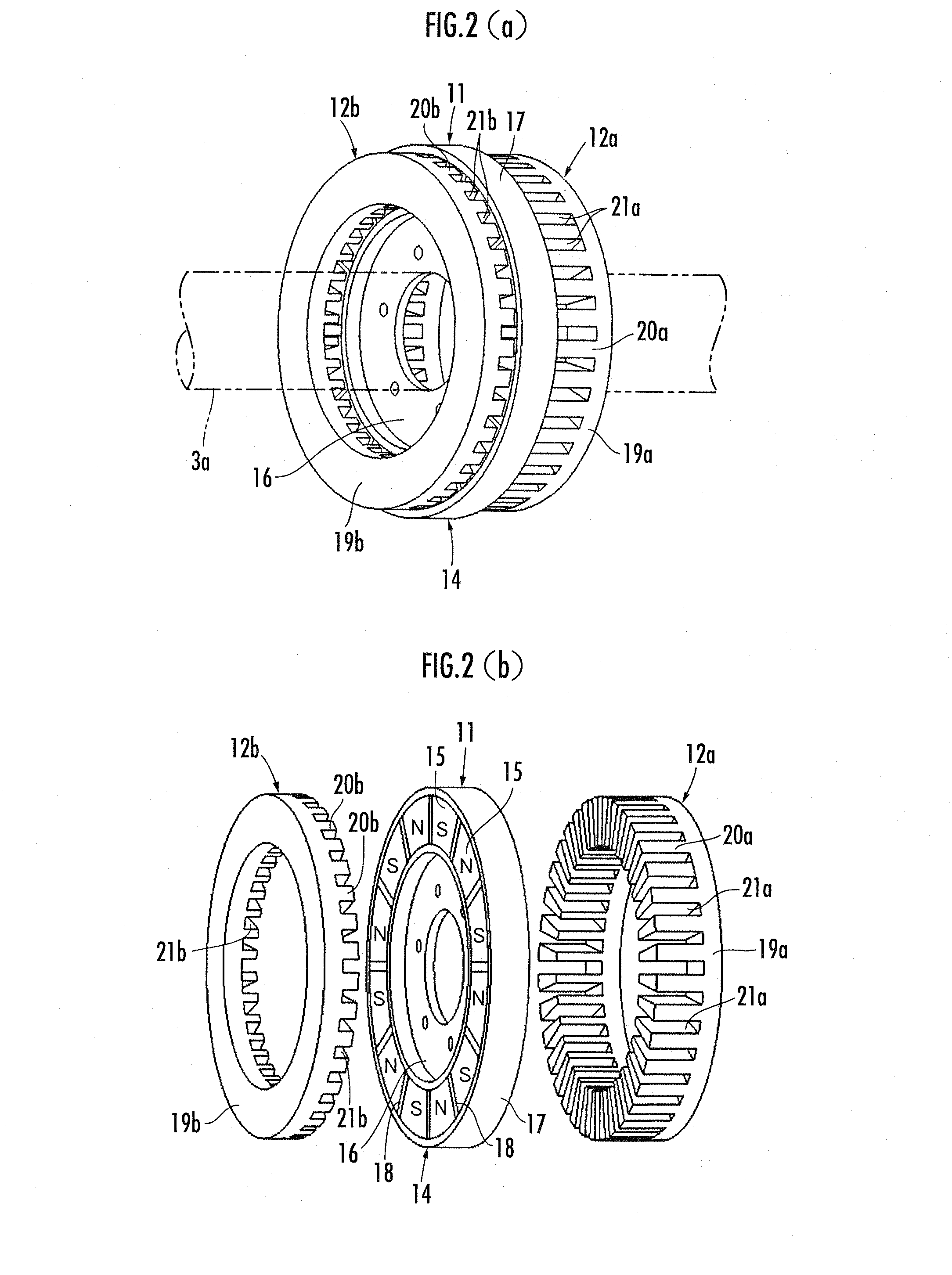 Vector control for an axial gap motor