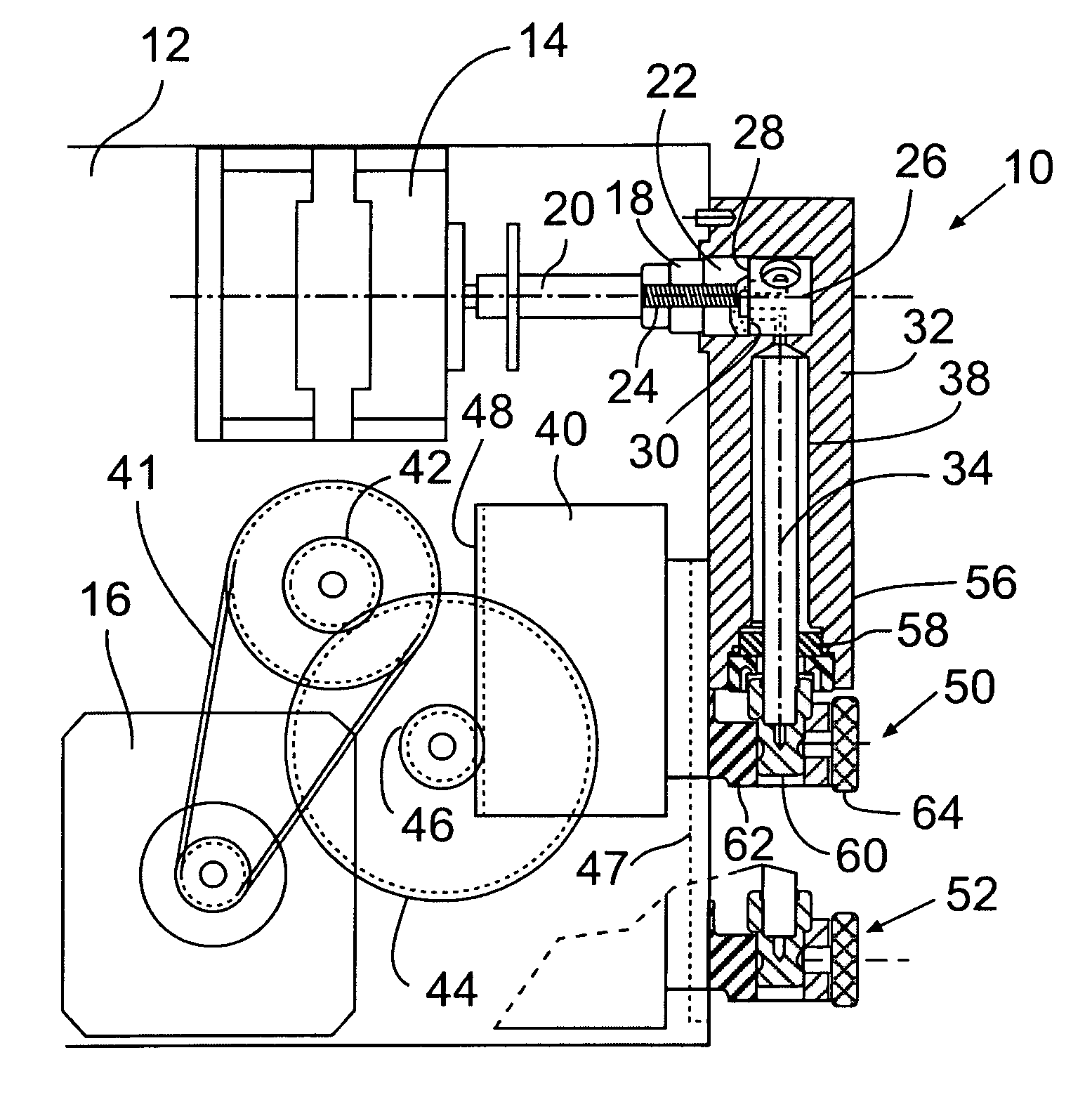 Integrated pump and ceramic valve