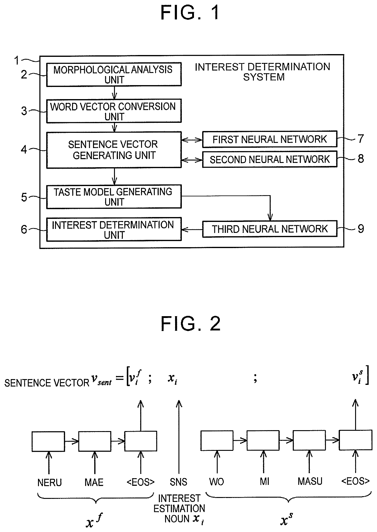 Interest determination system, interest determination method, and storage medium