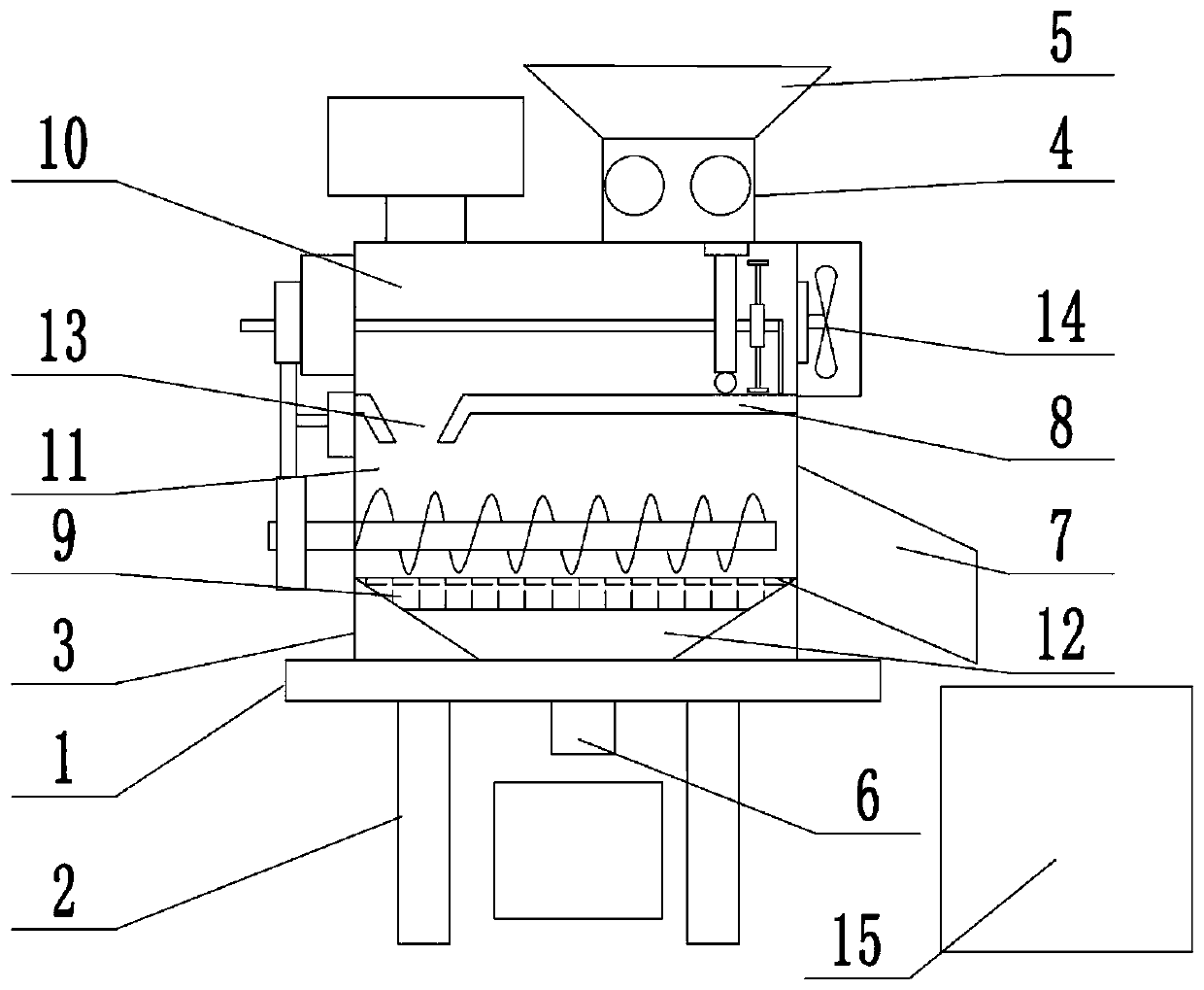 An energy-saving rice processing equipment