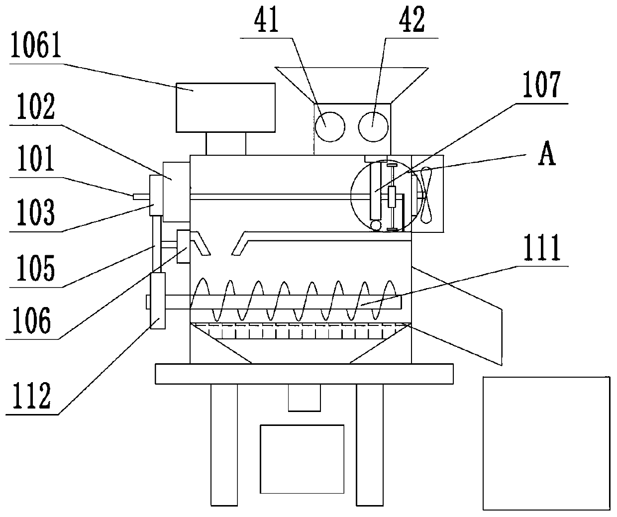 An energy-saving rice processing equipment