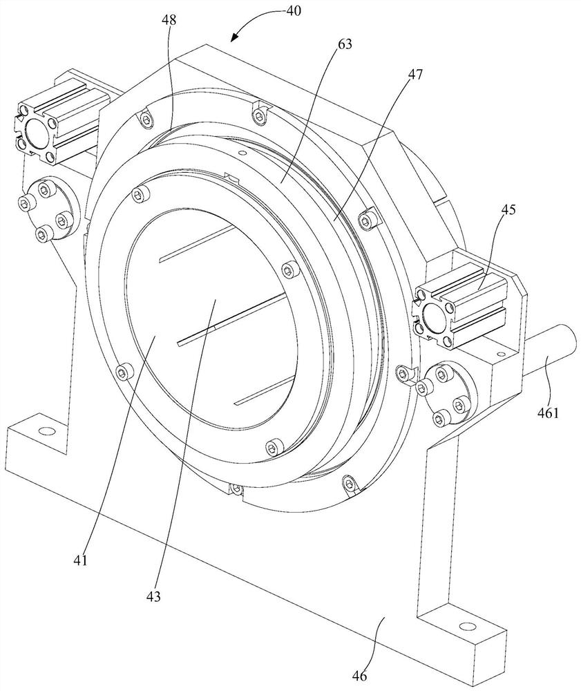 Cutting device and pipe fitting production equipment