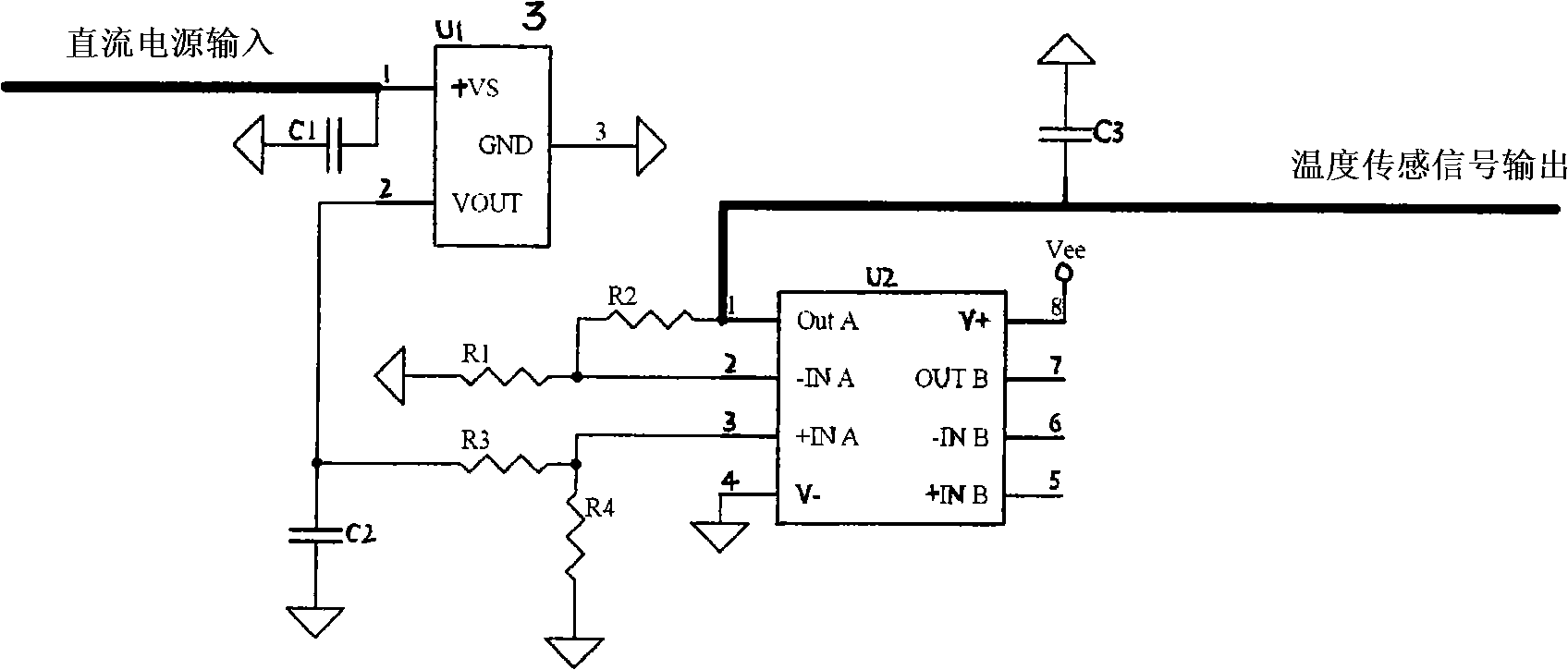 RSSI circuit of microwave outdoor unit