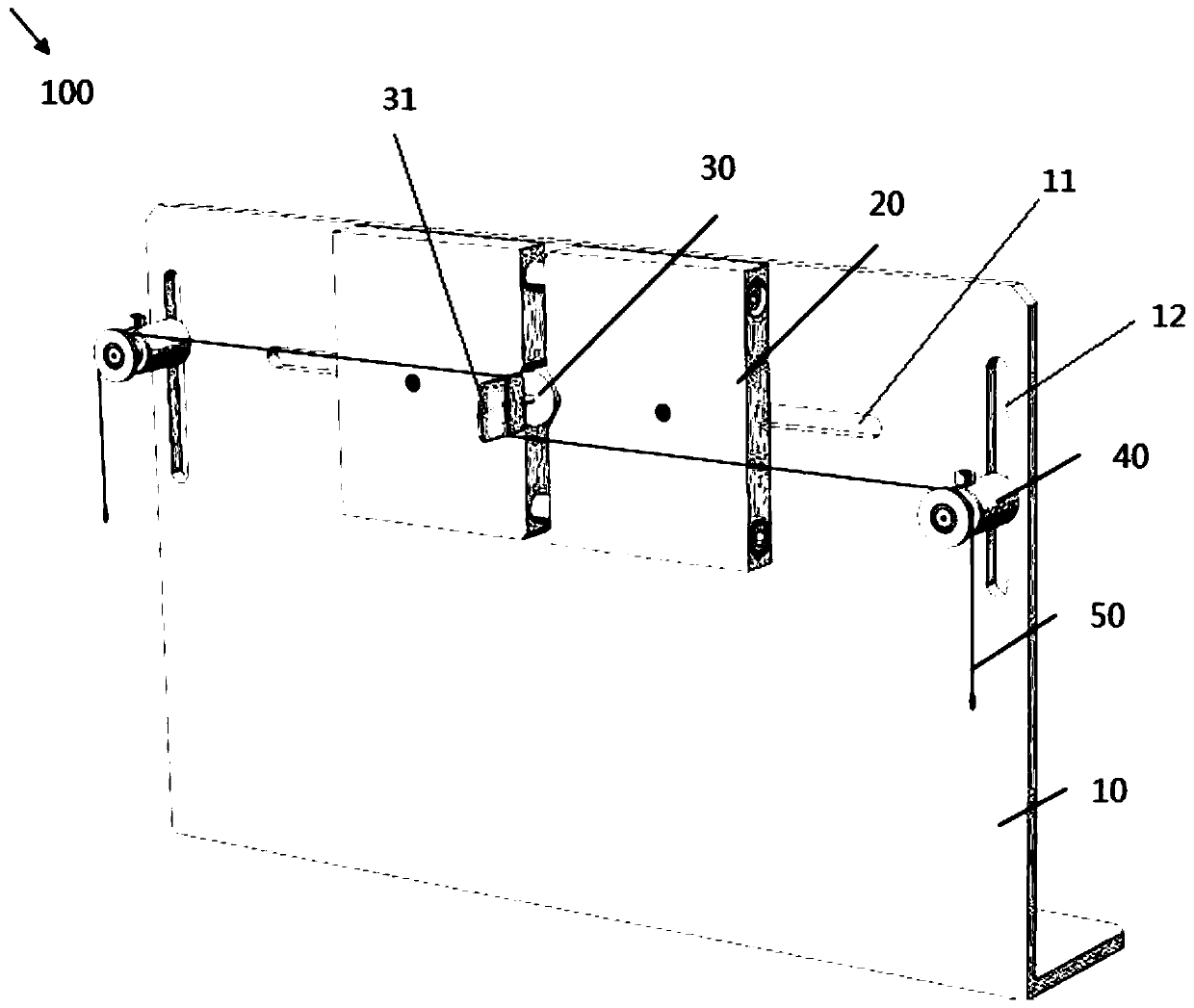 Mechanical performance testing platform for laser scanning galvanometer motor