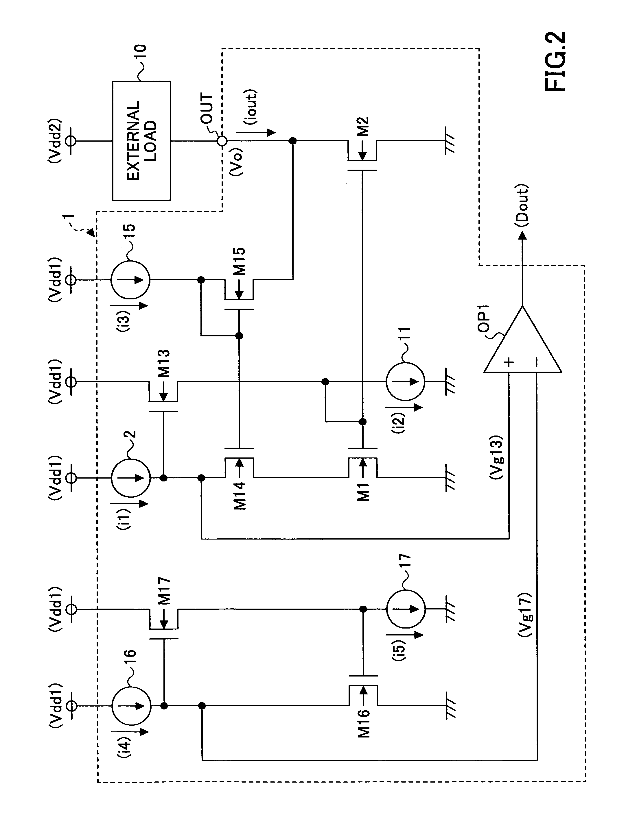 Constant current circuit and light emitting diode driving device using the same
