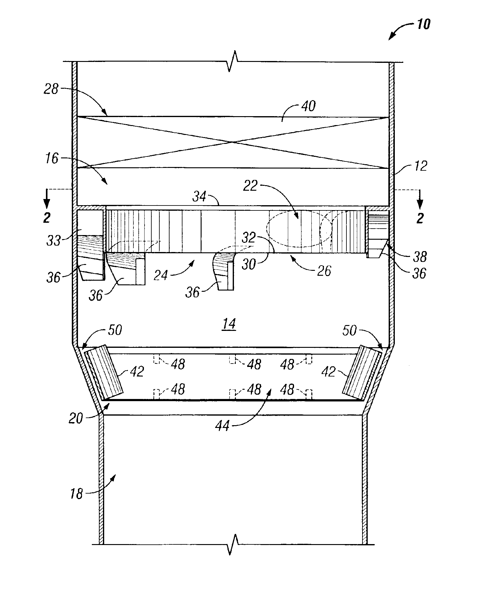 Method and apparatus for facilitating more uniform vapor distribution in mass transfer and heat exchange columns