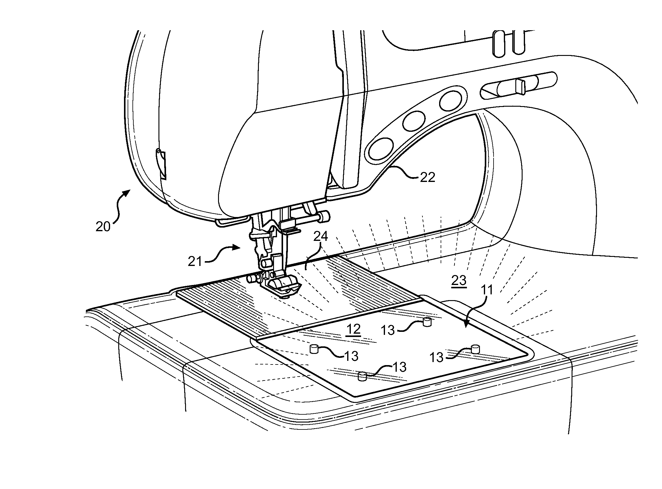 Sewing Machine Uplight Assembly