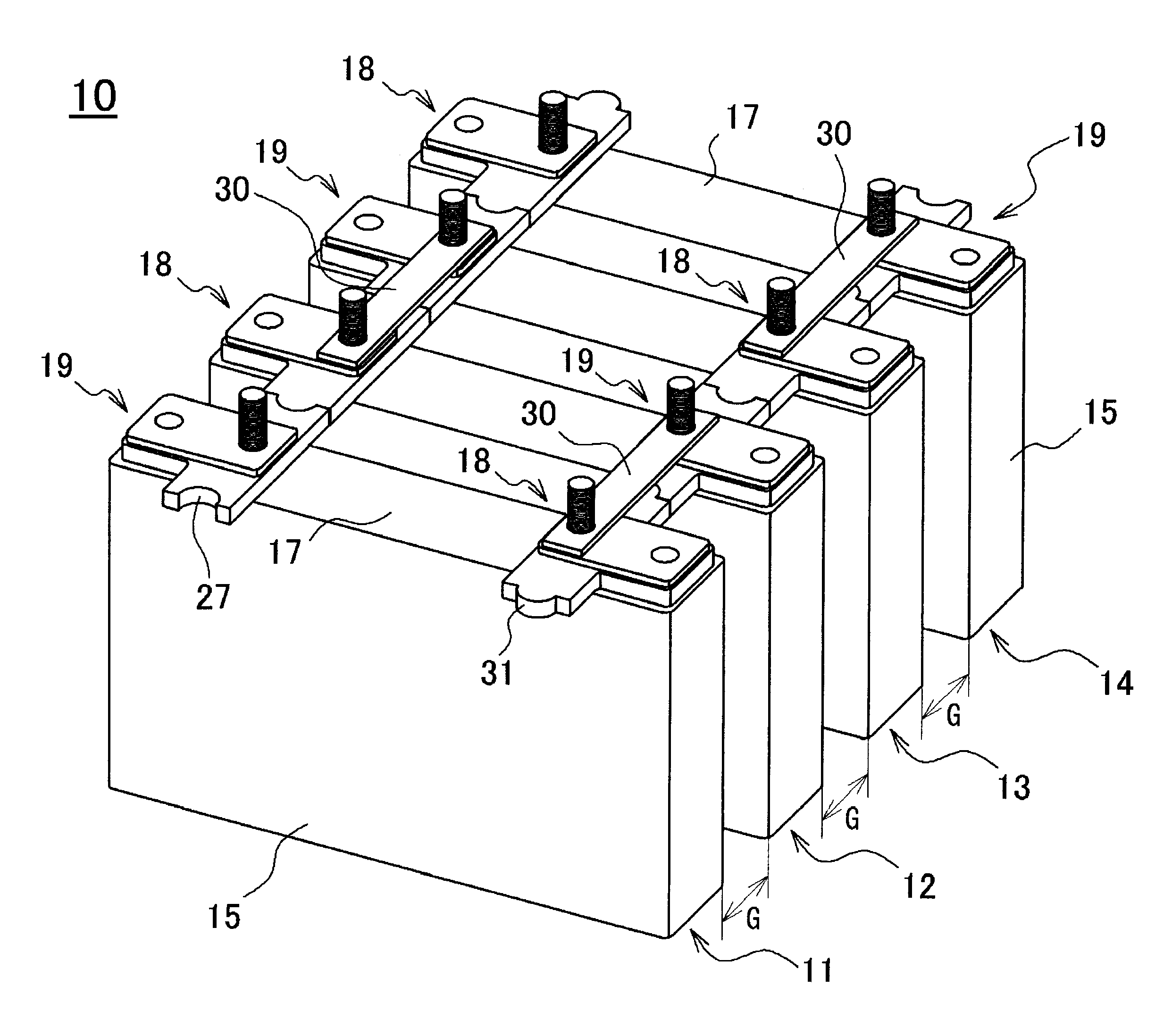 Prismatic secondary battery and battery module thereof