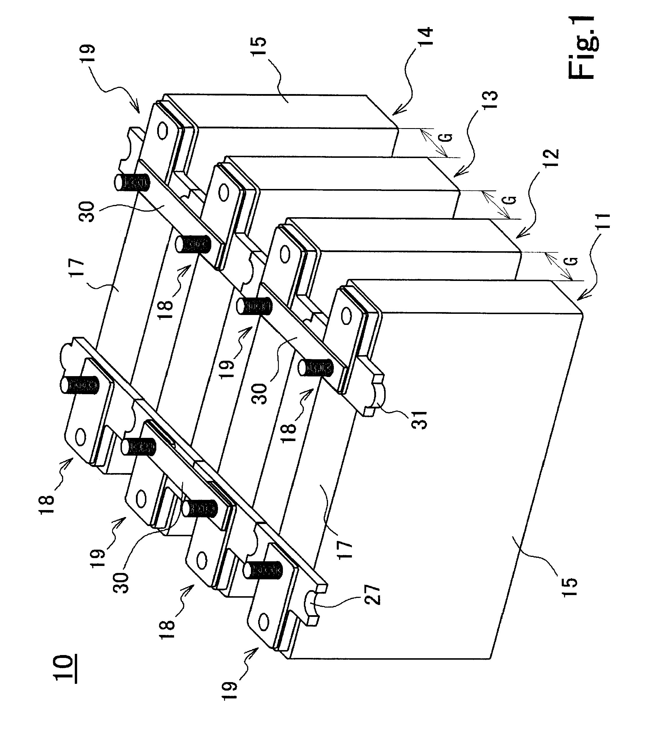 Prismatic secondary battery and battery module thereof