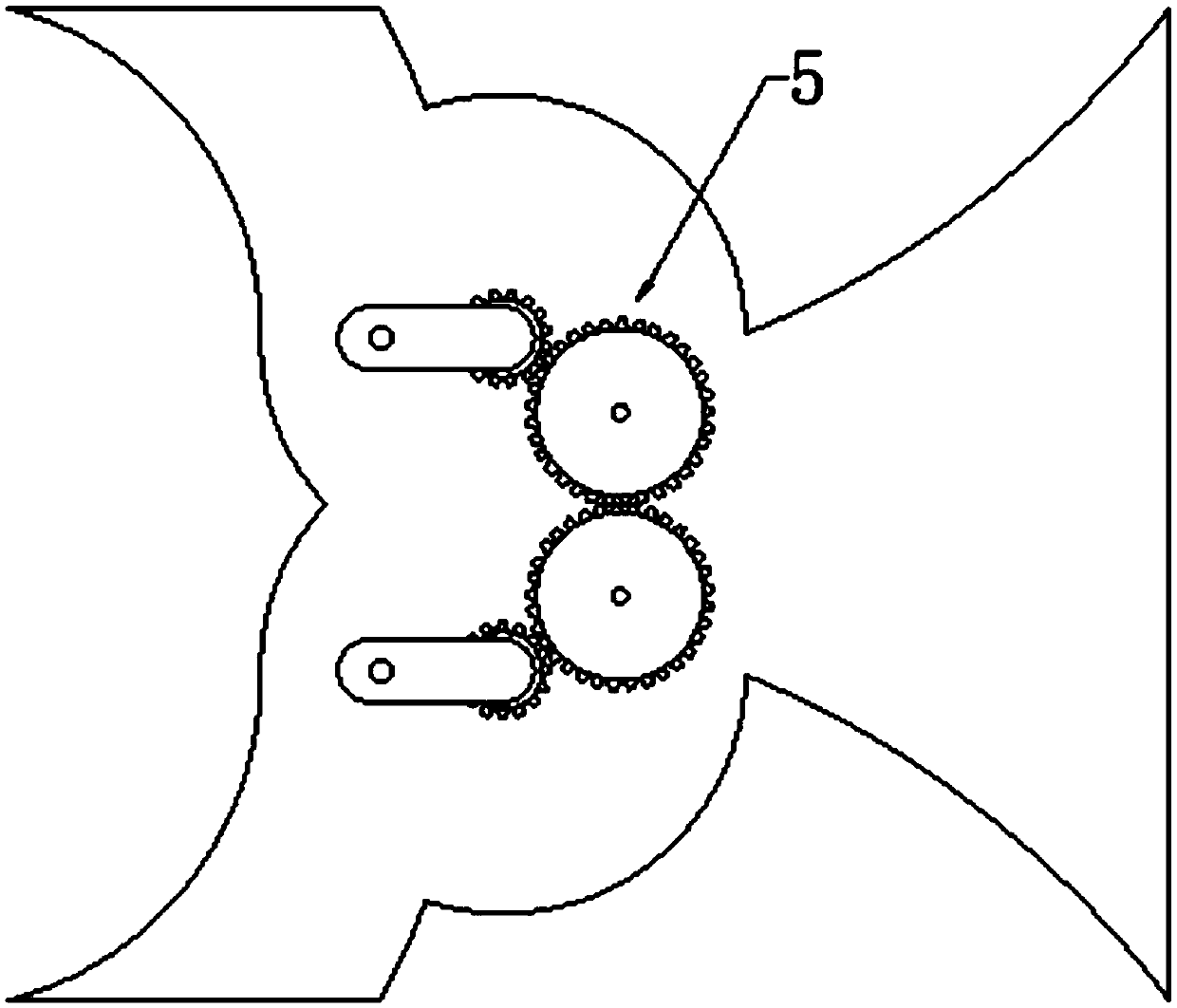 Electric automobile head energy recovery device based on stamping utilization