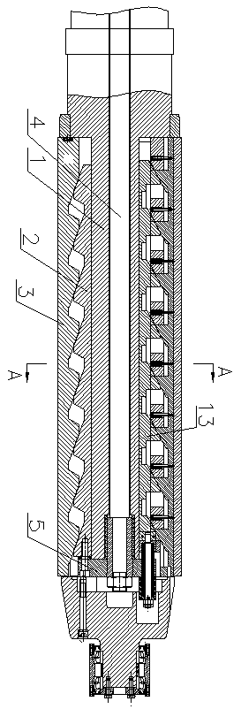 Novel coiling block for coiling machine