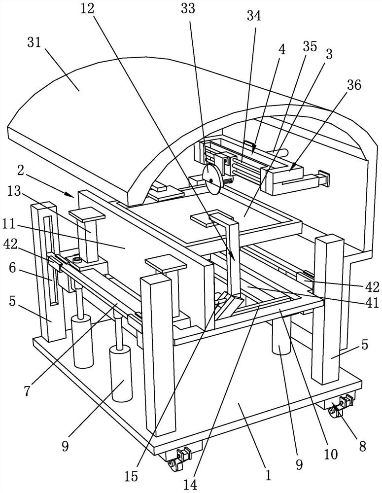 A cutting device for the production of hardware accessories
