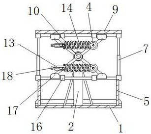 Agricultural machinery vibration reduction connecting mechanism
