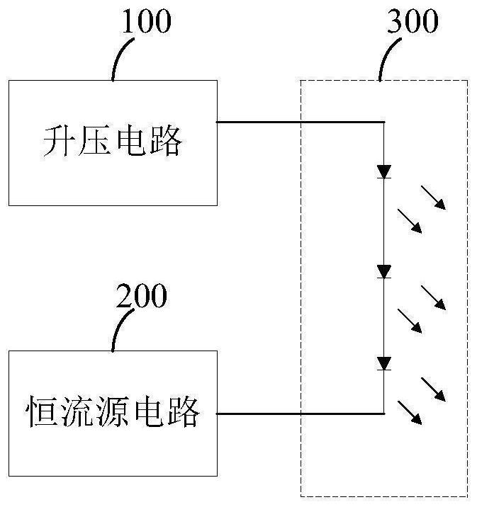 Backlight power supply, display device and electronic equipment