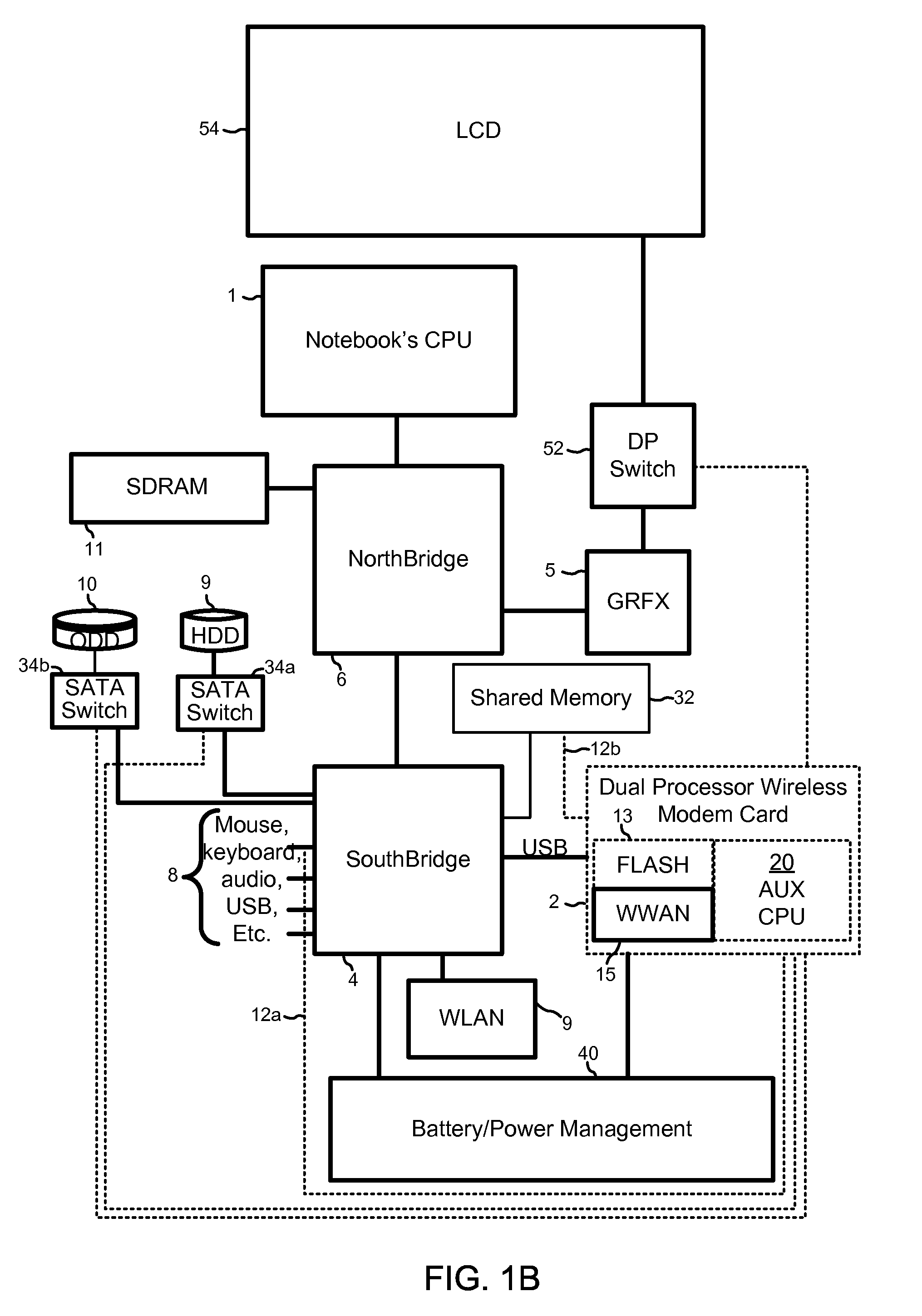 Methods and systems for operating a computer via a low power adjunct processor