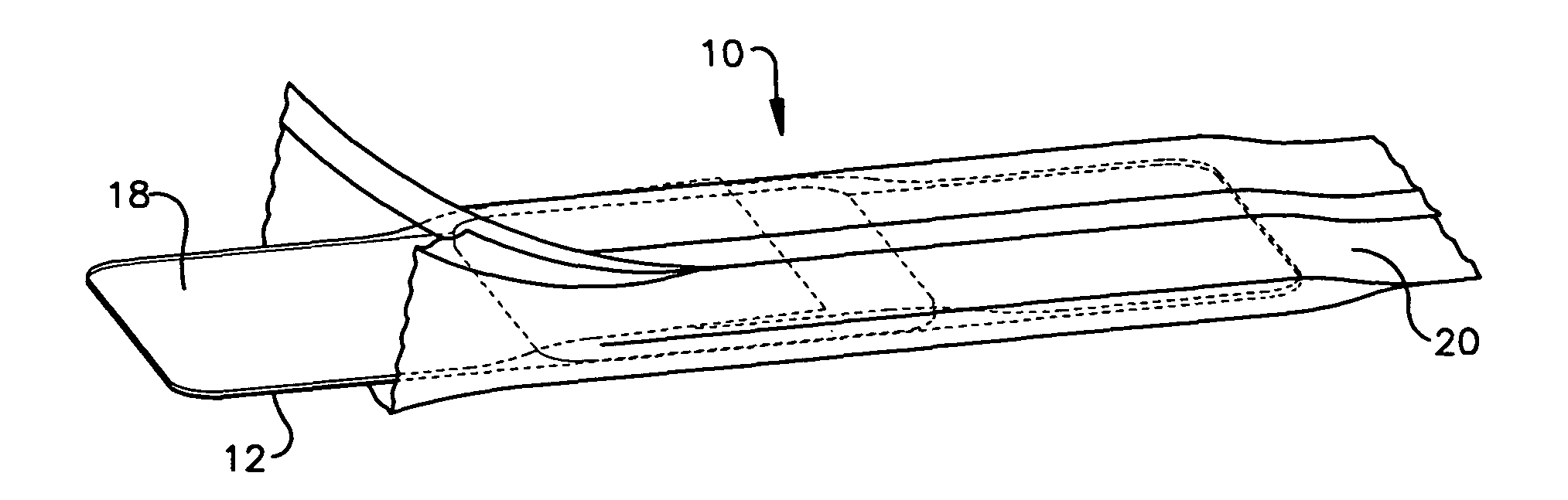 Bandage and method for vital bleaching of skin