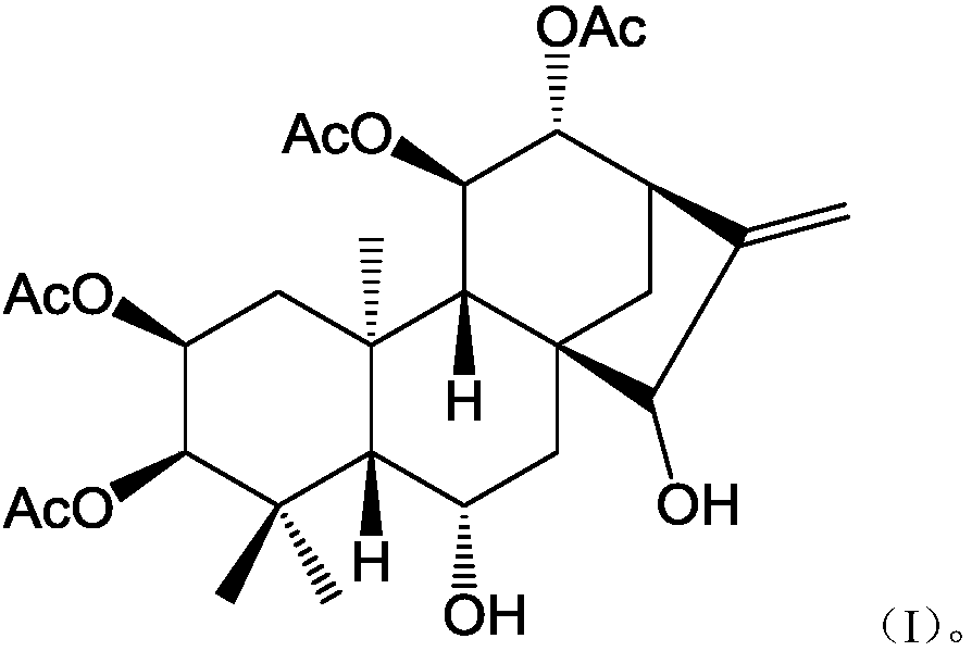 An ent-kaurane diterpene derivative and applications thereof