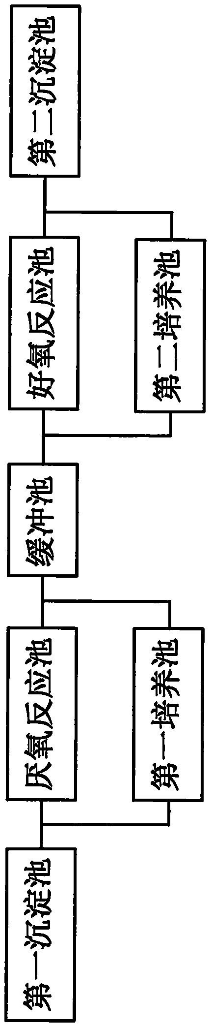 A kind of advanced treatment process of landfill percolation concentrated liquid